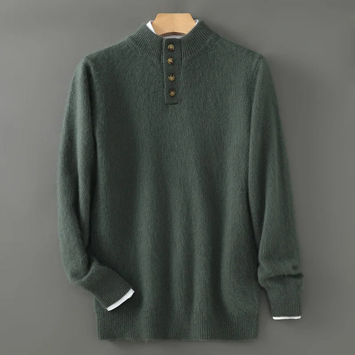 Men’s Mink Cashmere Sweater - Heston Manor