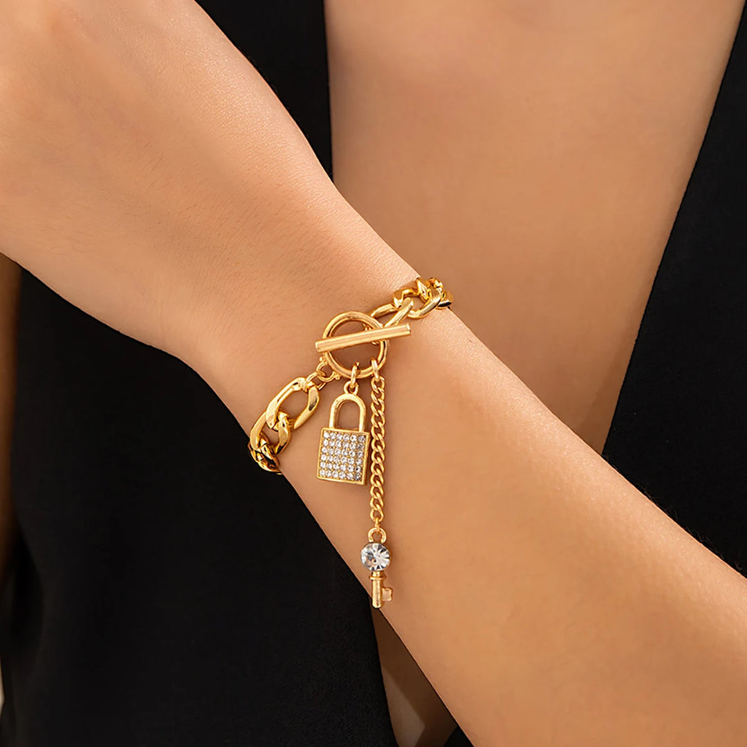 Lock & Key Bracelet - HESTON MANOR