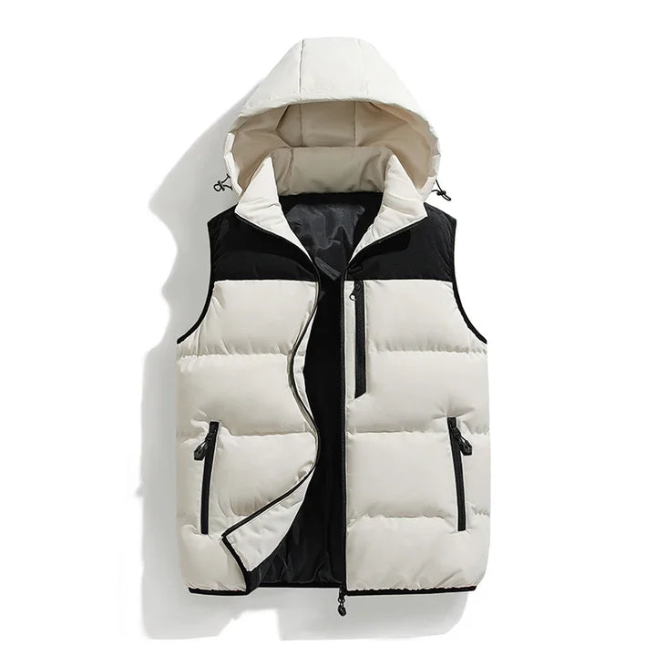 Men’s Hooded Puffer Vest - Heston Manor