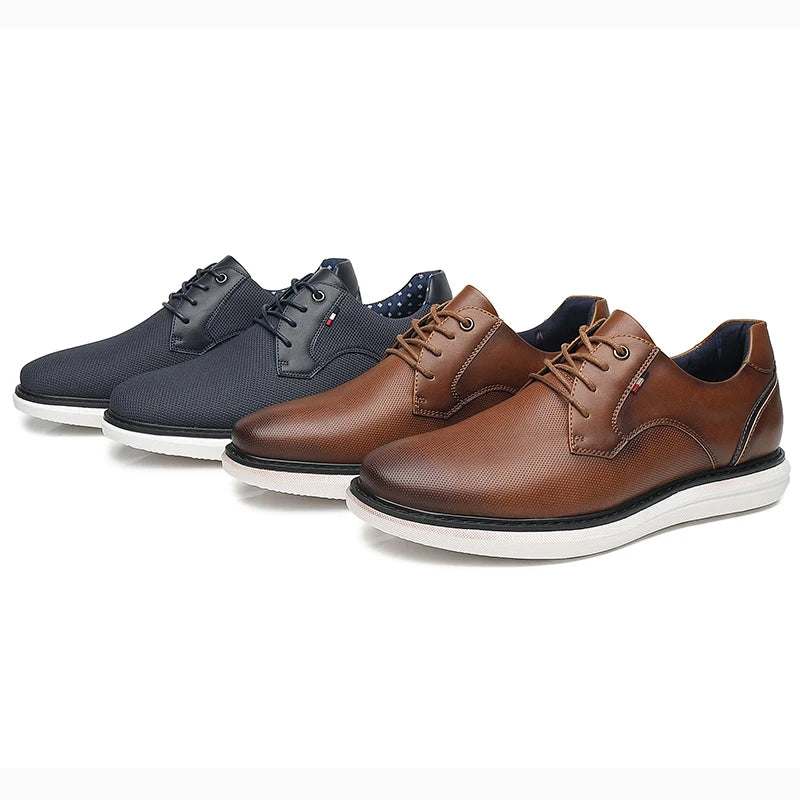 Breathable Leather Oxford - HESTON MANOR