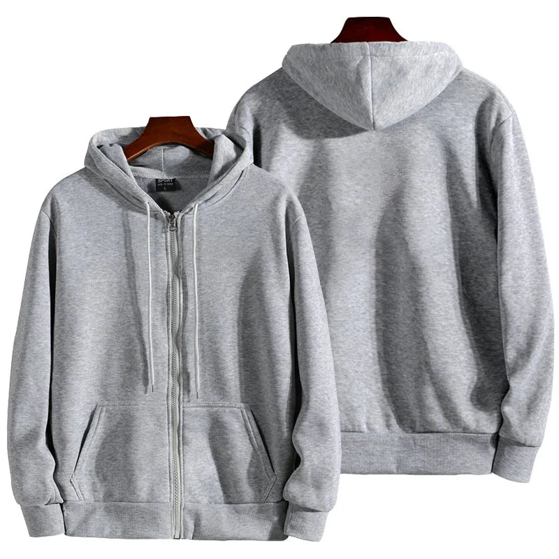 Men’s Zip-Up Hooded Sweatshirt