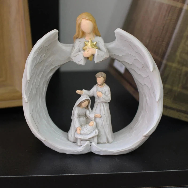 Angel Wing Nativity - HESTON MANOR