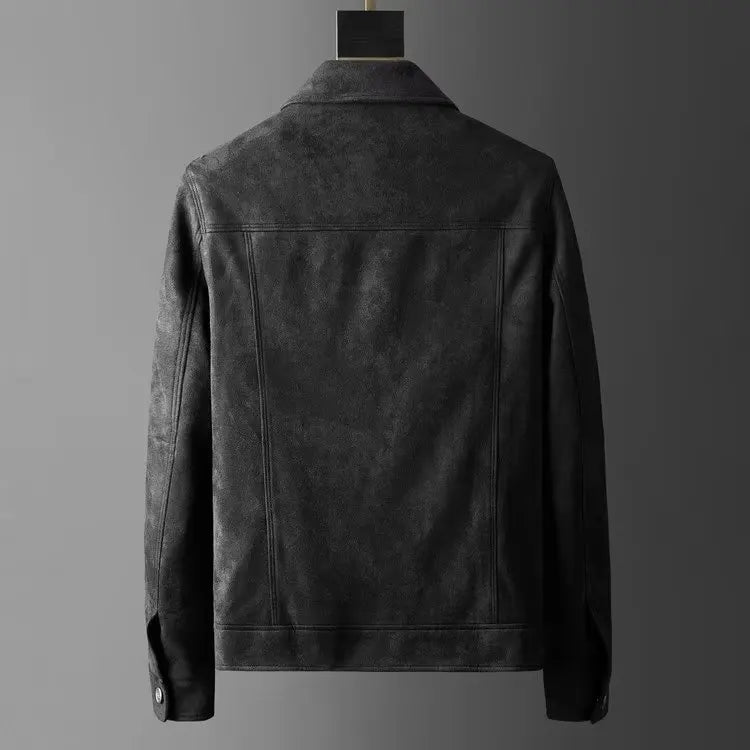 Men’s Soft-Texture Button Jacket