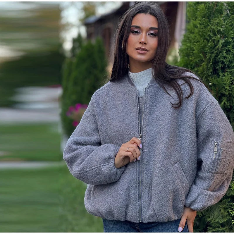 Women’s Cozy Cloud Bomber