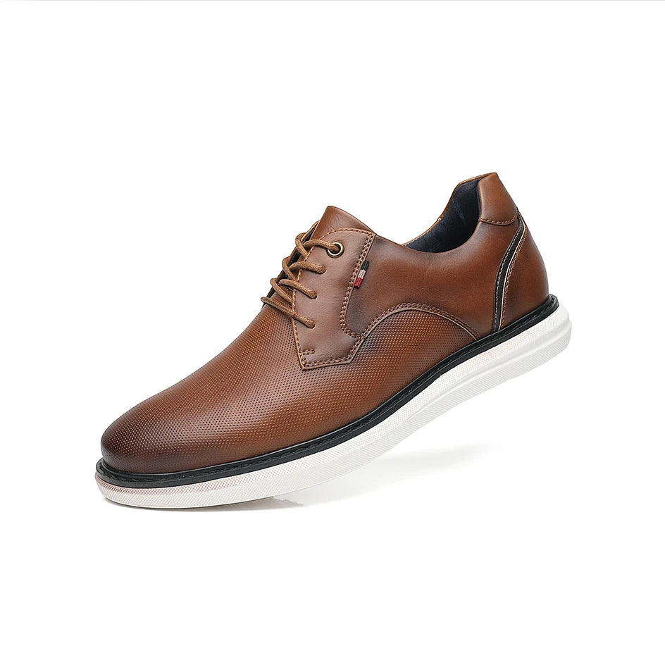 Breathable Leather Oxford - HESTON MANOR