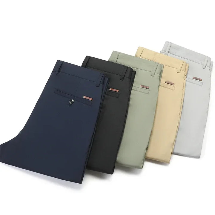 Men's Straight Leg Bamboo Fiber Trousers