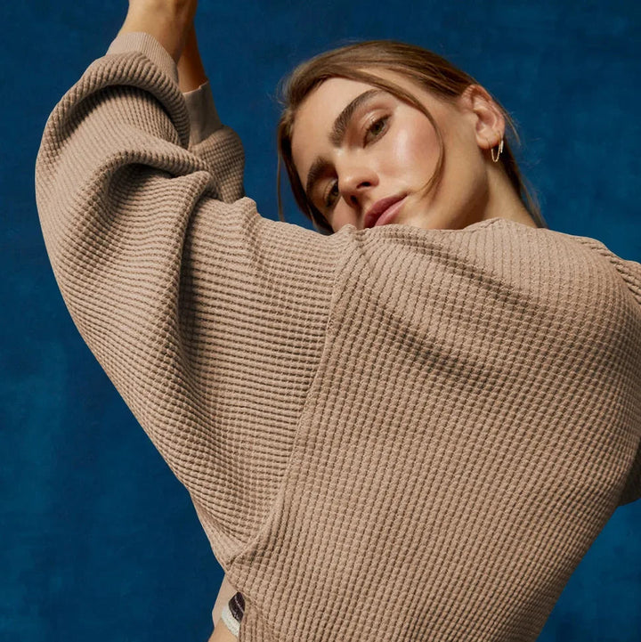 Women’s Cropped Zip Hoodie Sweater