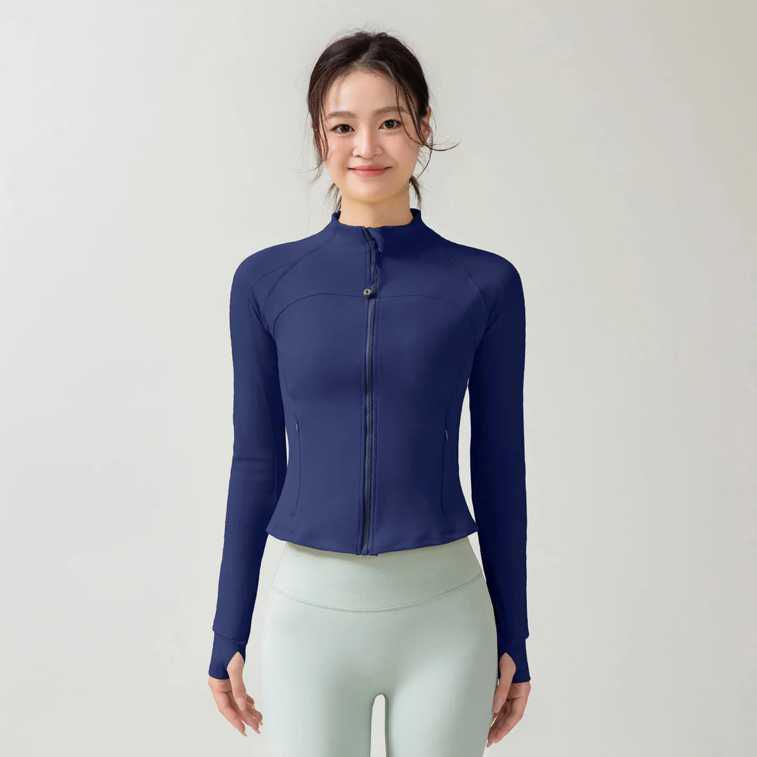 Women’s Performance Zip-Front Yoga Top