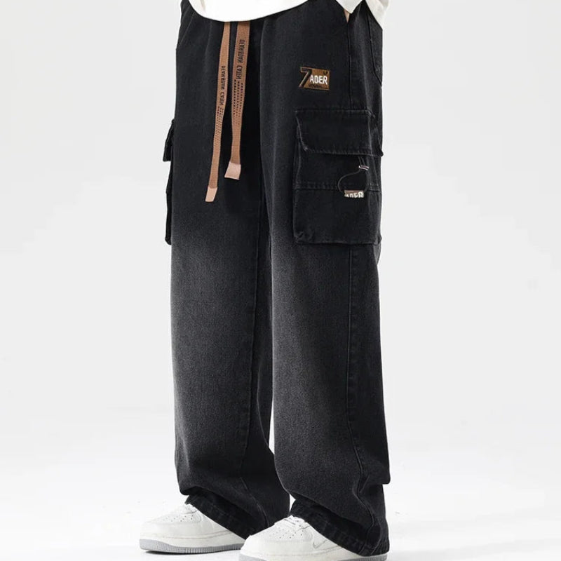 Large Pocket Cargo Jeans - HESTON MANOR