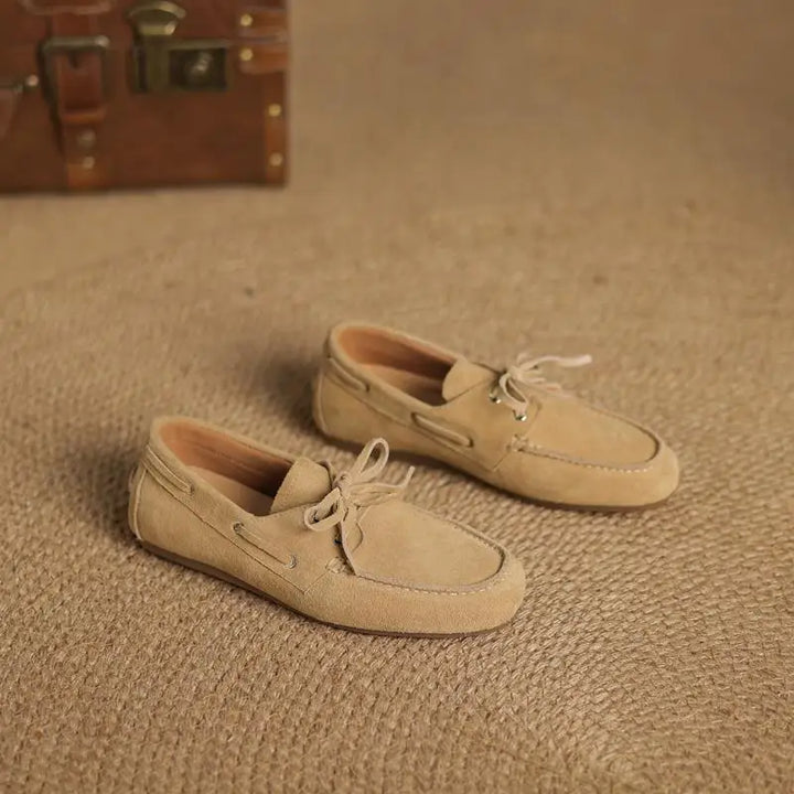 Women’s Suede Boat Shoes - Heston Manor