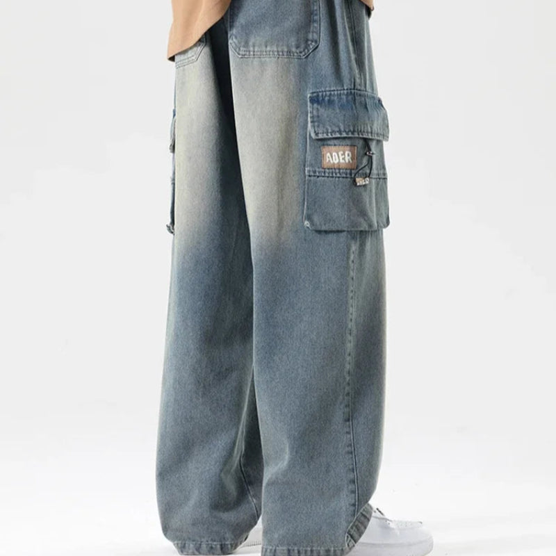 Large Pocket Cargo Jeans - HESTON MANOR
