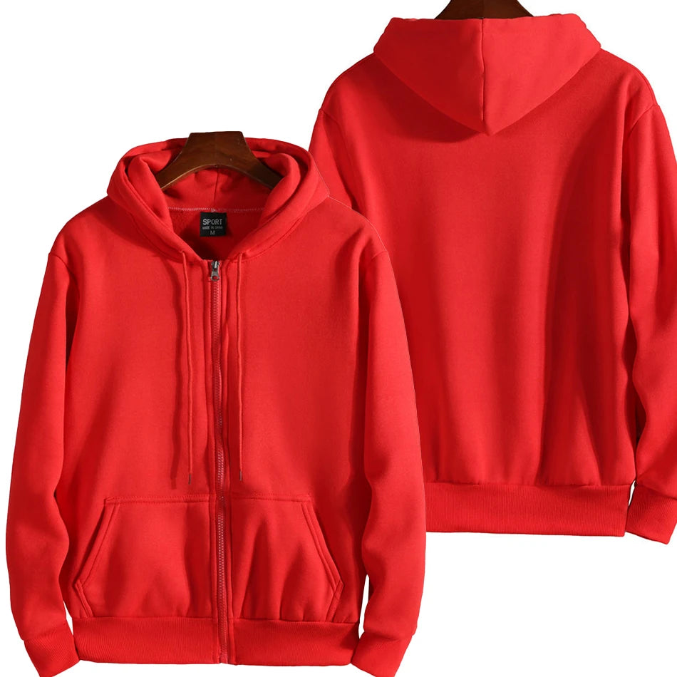 Men’s Zip-Up Hooded Sweatshirt