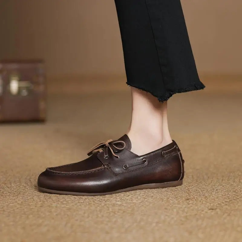 Women’s Suede Boat Shoes - Heston Manor