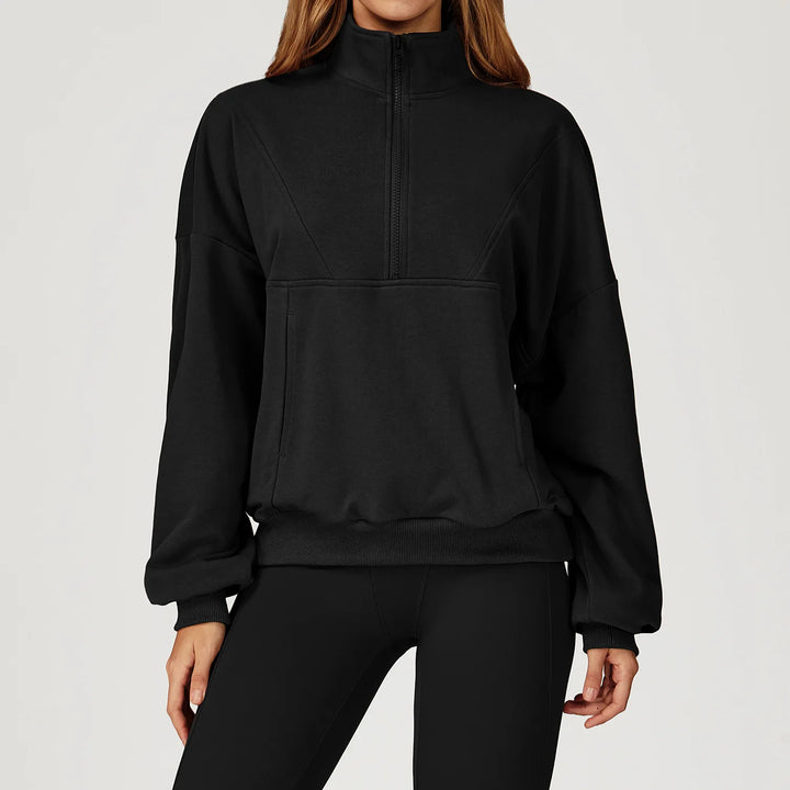 Women’s Half-Zip Long Sleeve Athletic Top