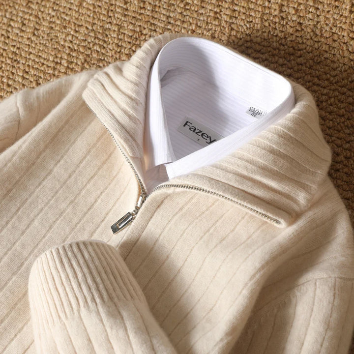 Merino Wool Business Cardigan - HESTON MANOR