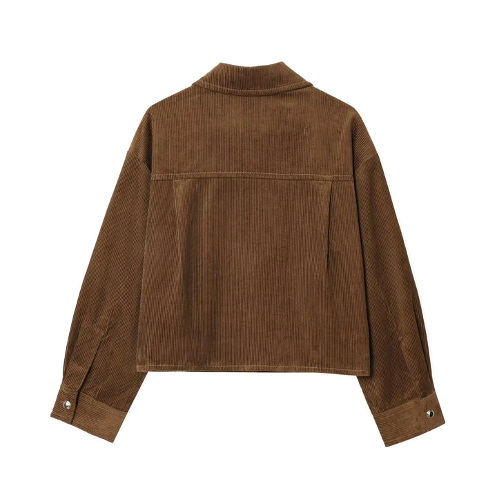 Women’s Cropped Corduroy Jacket - Heston Manor