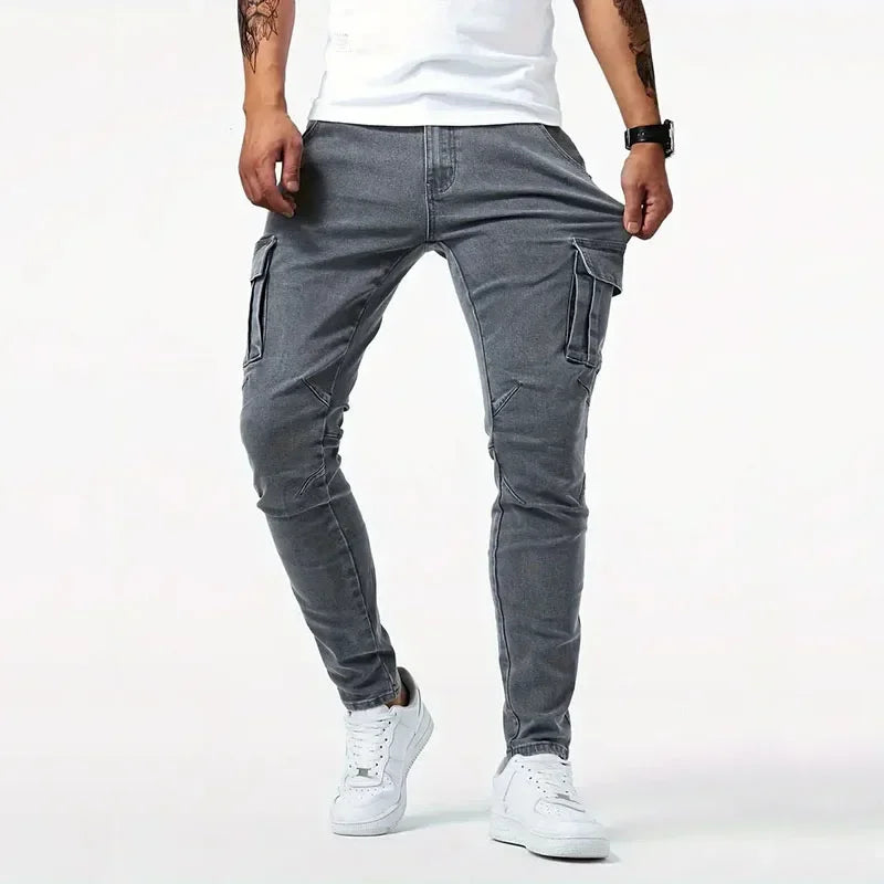 Flex-fit Cargo Jeans - HESTON MANOR