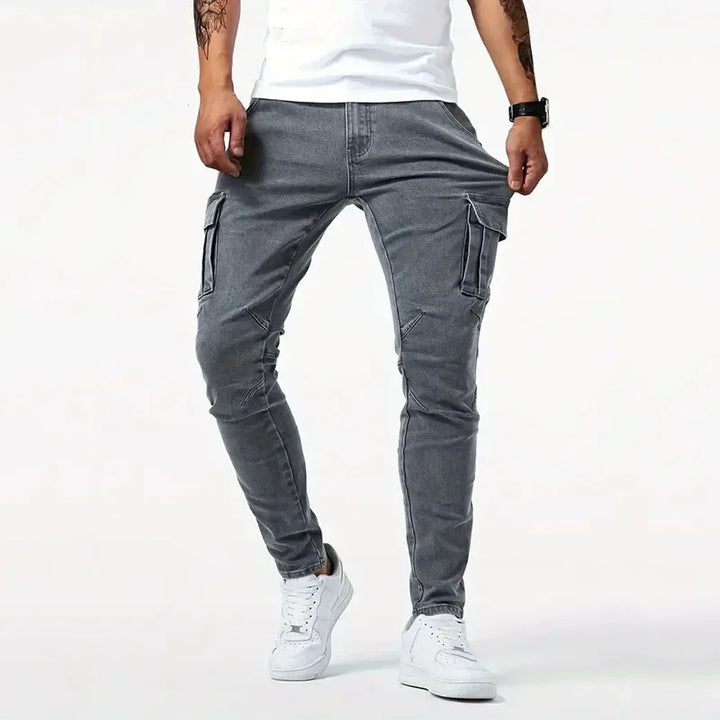 Flex-fit Cargo Jeans - HESTON MANOR