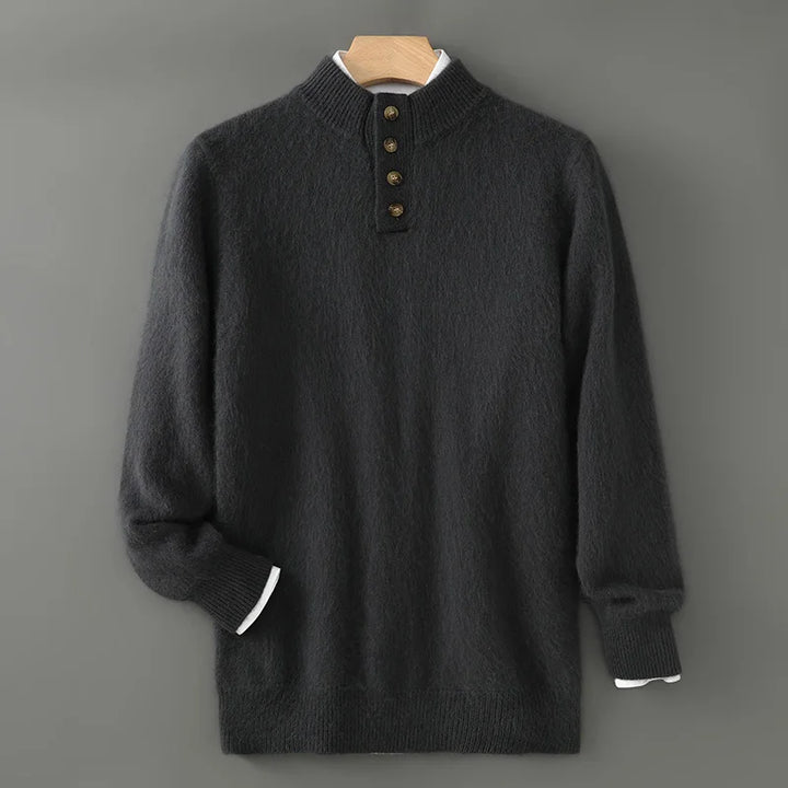Men’s Mink Cashmere Sweater - Heston Manor