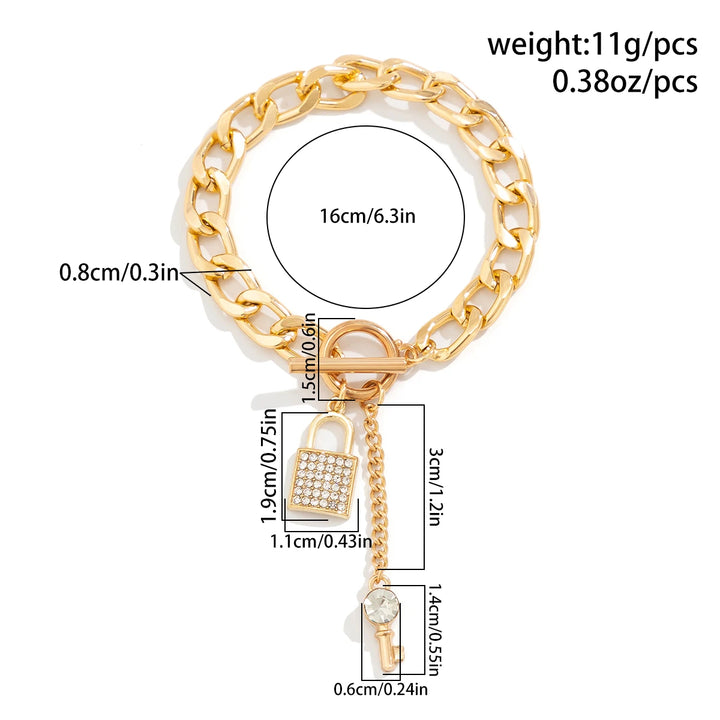 Lock & Key Bracelet - HESTON MANOR