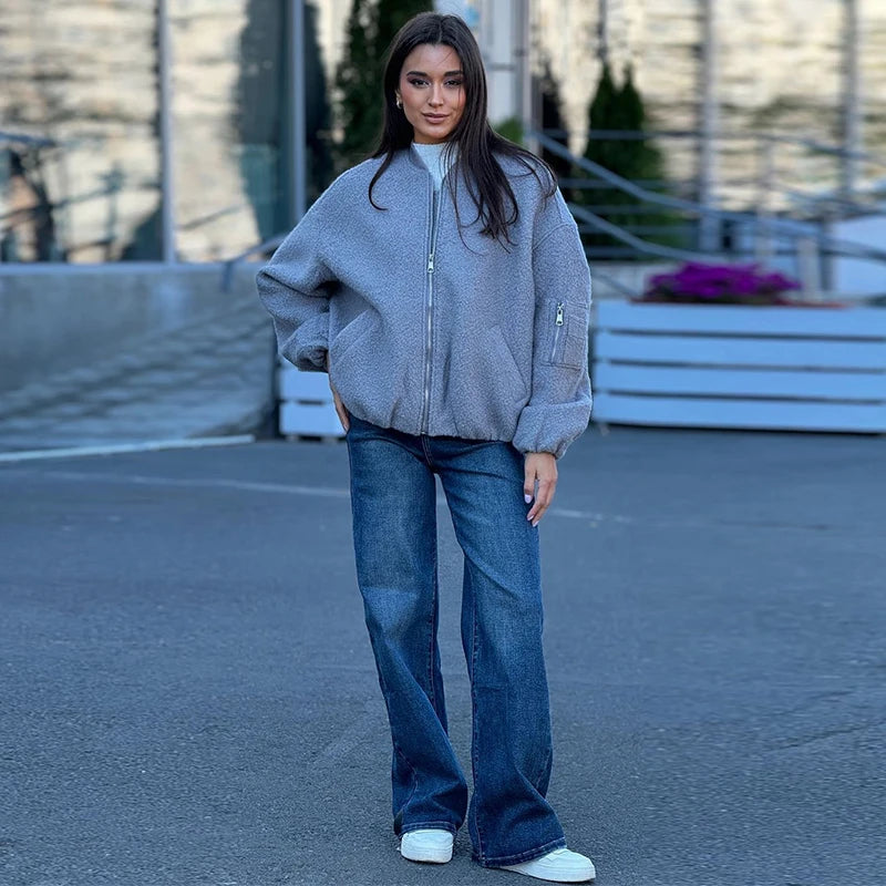 Women’s Cozy Cloud Bomber