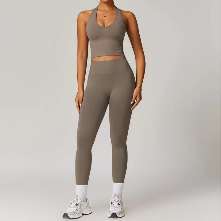 Women’s Sports Bra & High Waist Leggings Set