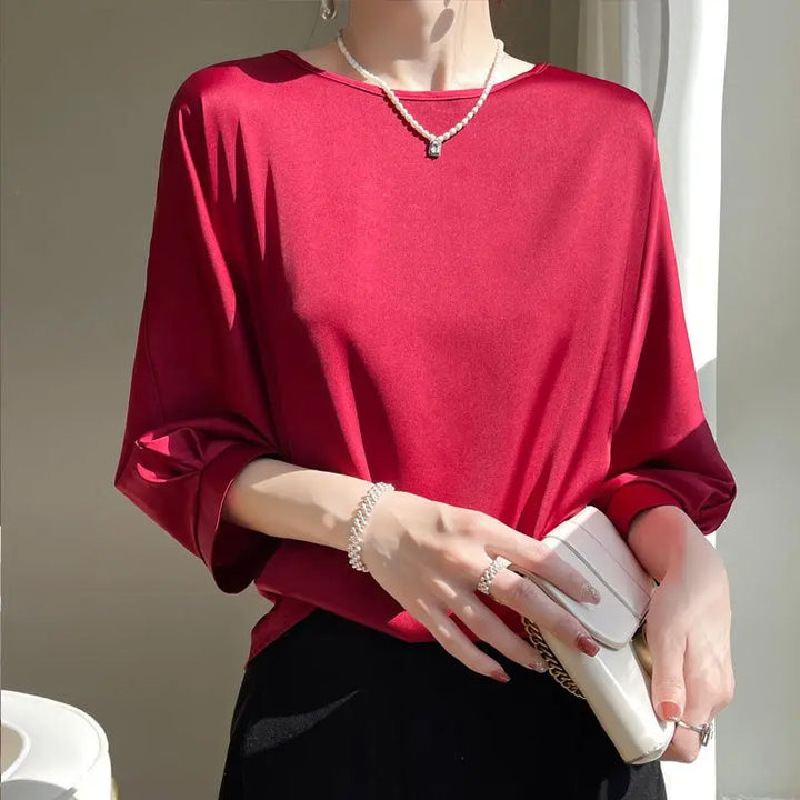 Women’s Satin Blouse - Heston Manor