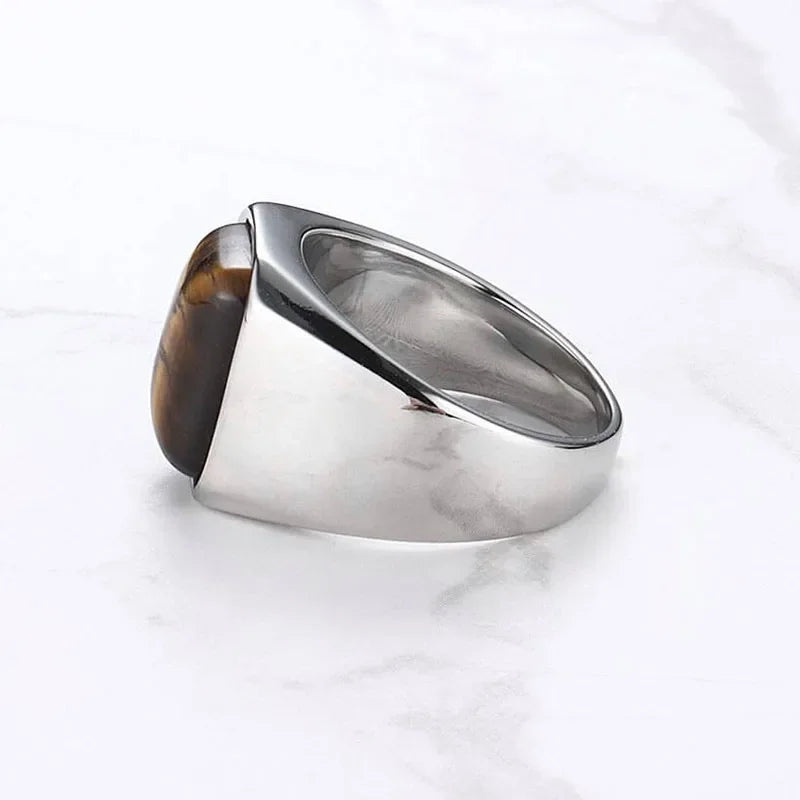 Tiger Eye Gemstone Ring - HESTON MANOR