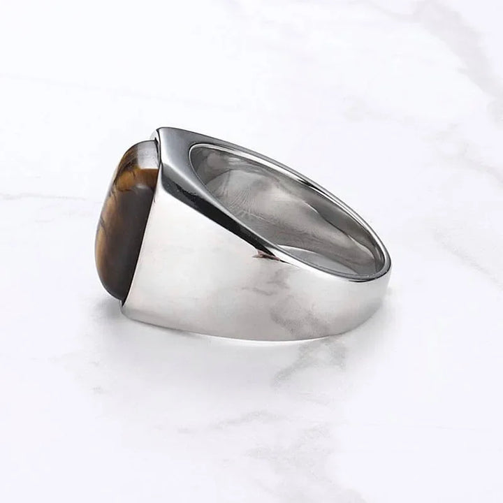 Tiger Eye Gemstone Ring - HESTON MANOR