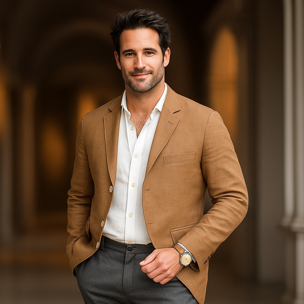 Men’s Hopsack Sport Coat - Heston Manor