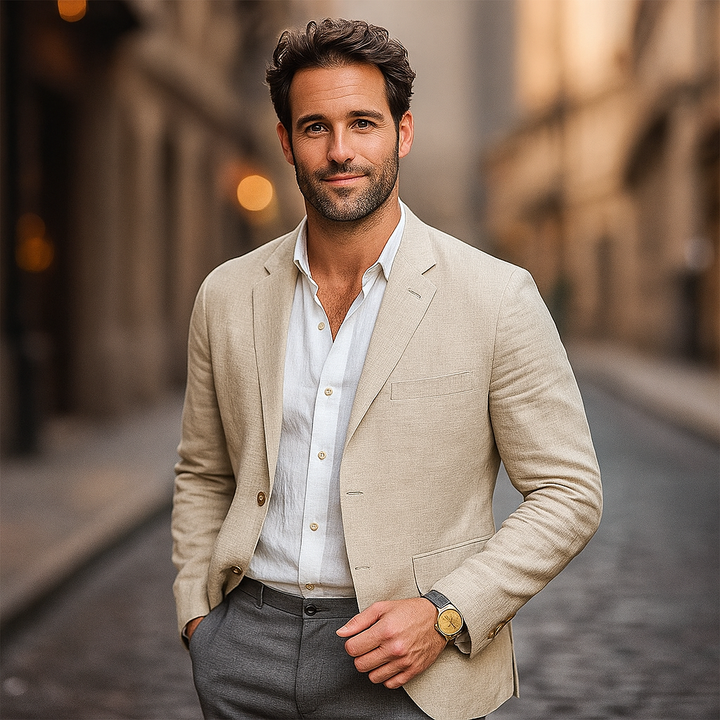 Men’s Hopsack Sport Coat - Heston Manor
