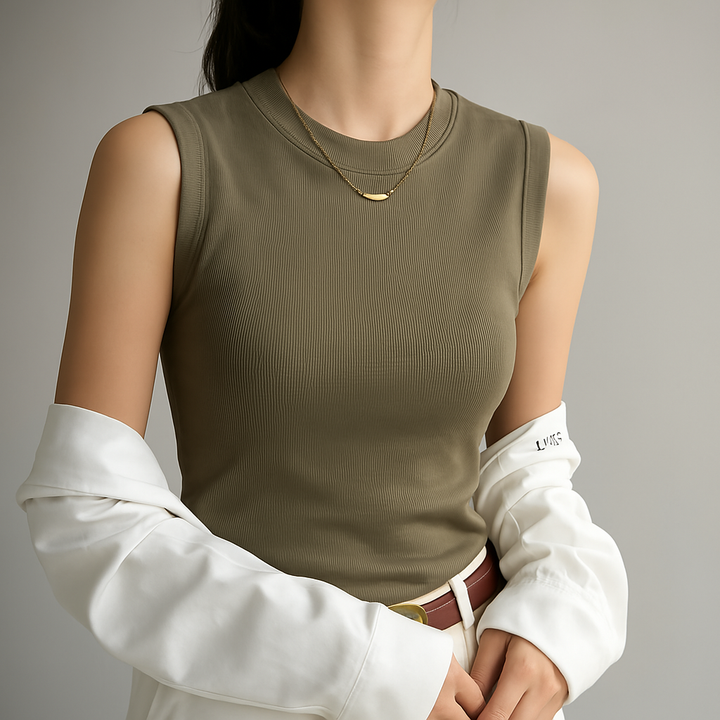 Spring Breeze Fitted Tank - HESTON MANOR