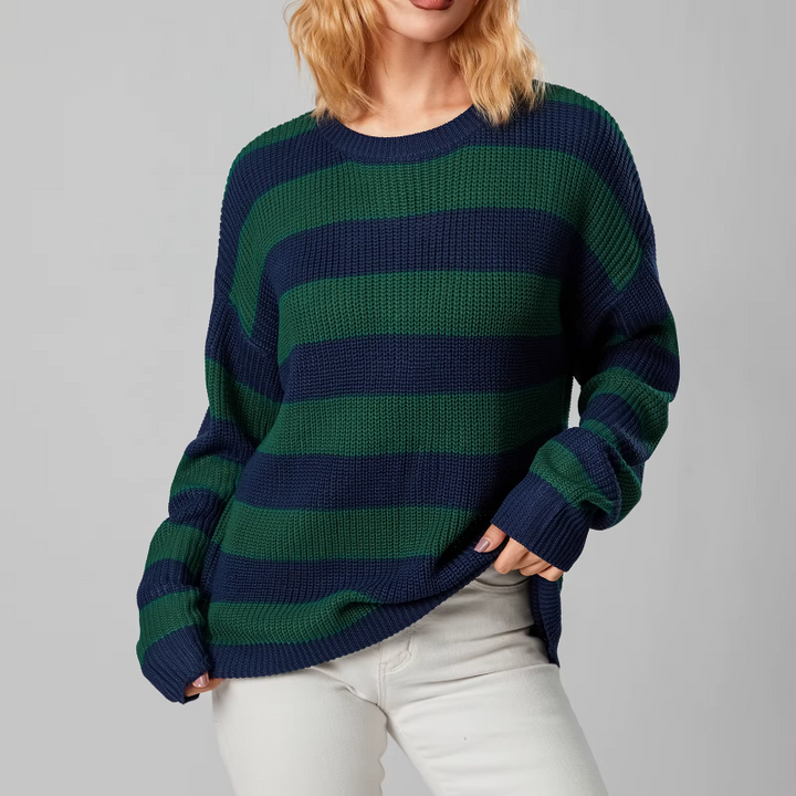 Color Stripe Pullover - HESTON MANOR