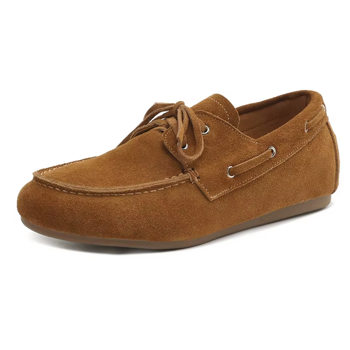 Women’s Suede Boat Shoes - Heston Manor