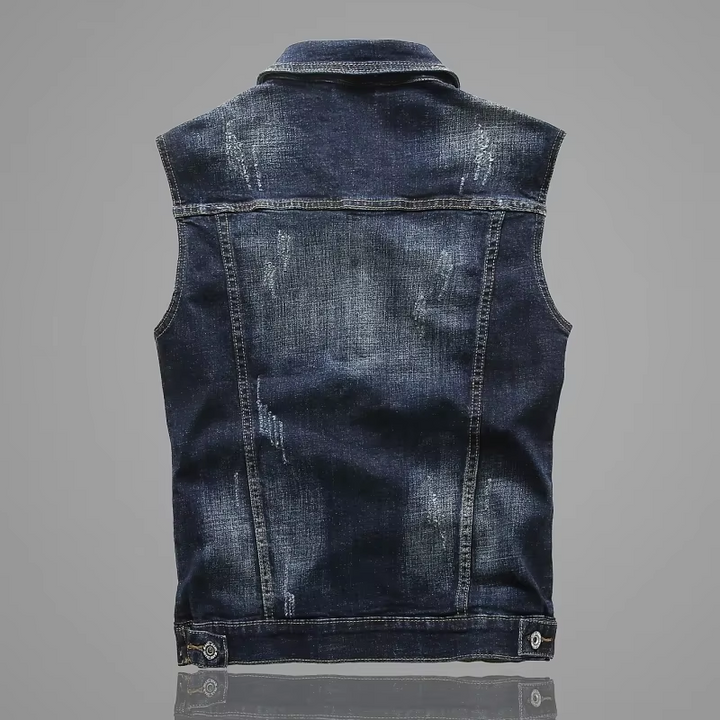Men’s Denim Vest - Heston Manor