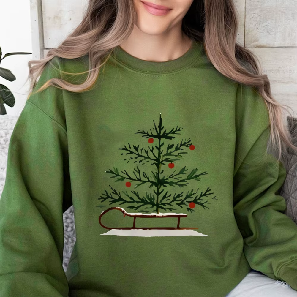 Women’s Christmas Tree Sweatshirt - Heston Manor