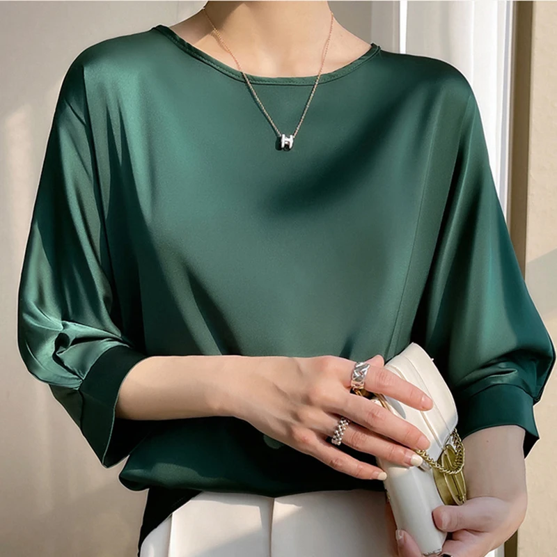 Women’s Satin Blouse - Heston Manor
