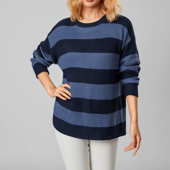 Color Stripe Pullover - HESTON MANOR