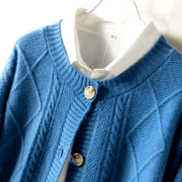 Cable Knit Cardigan - HESTON MANOR
