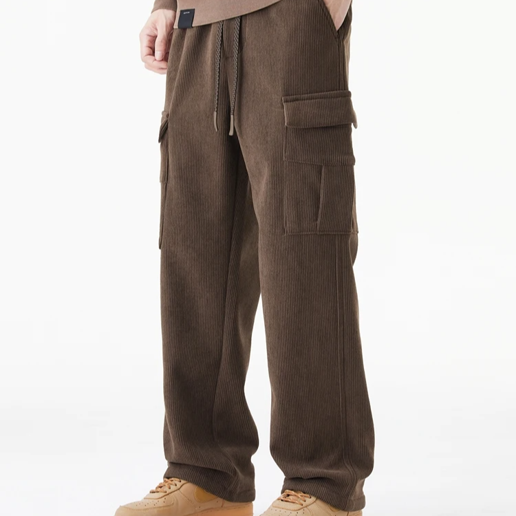 Fleece Lined Corduroy Pants - HESTON MANOR