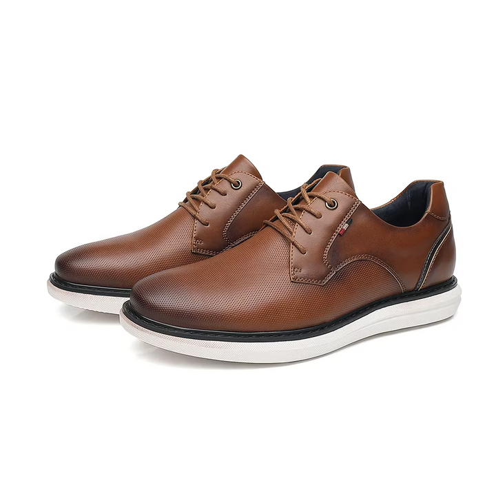 Breathable Leather Oxford - HESTON MANOR