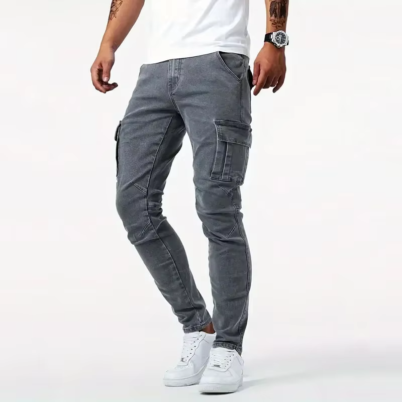Flex-fit Cargo Jeans - HESTON MANOR