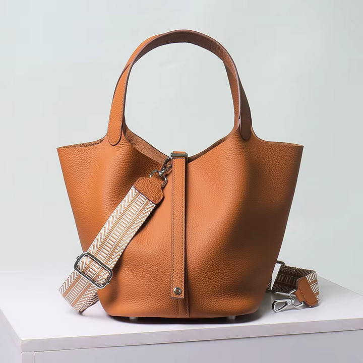 Textured Sheepskin Handbag - HESTON MANOR