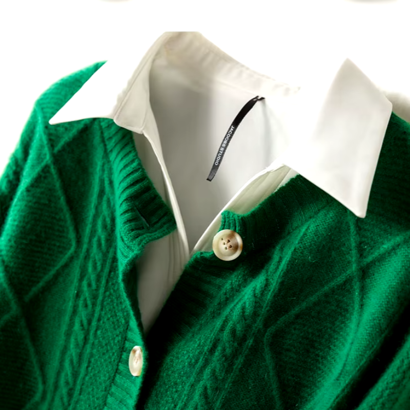 Cable Knit Cardigan - HESTON MANOR