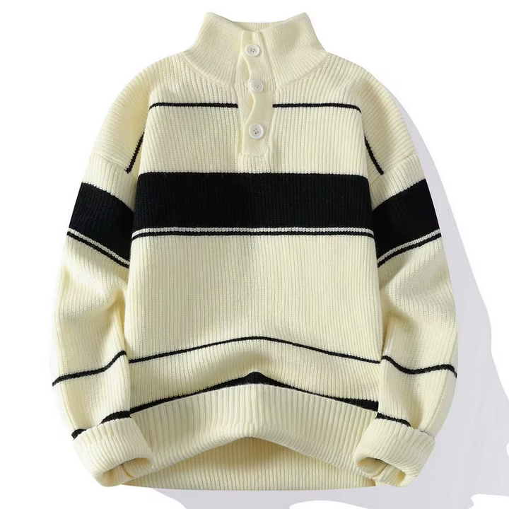 3-Button Pullover - HESTON MANOR