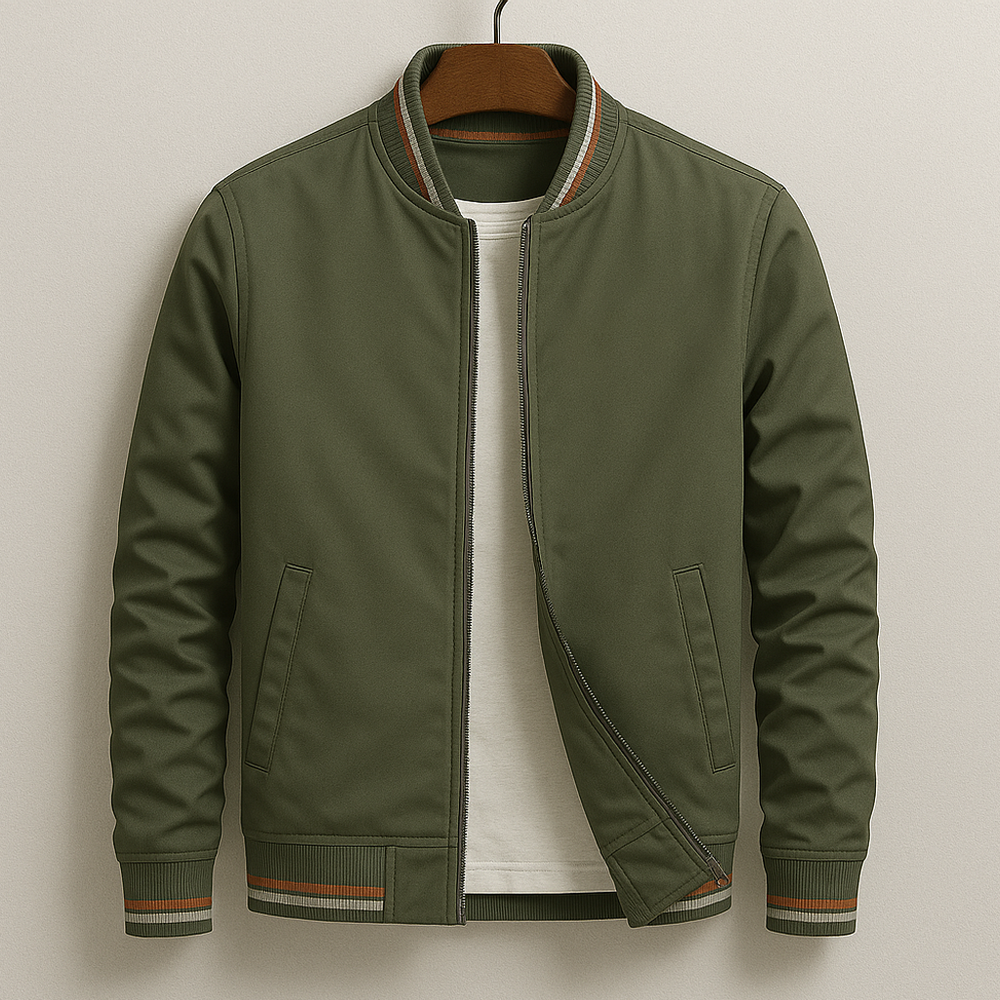 Men’s Varsity Bomber Jacket - Heston Manor